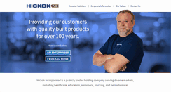 Desktop Screenshot of hickok-inc.com