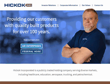 Tablet Screenshot of hickok-inc.com